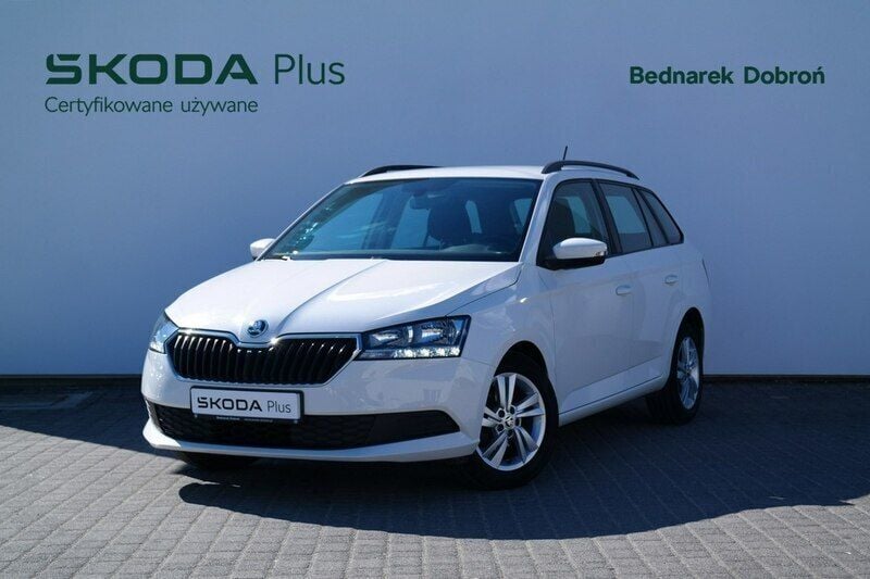 Biały Używany 2022 Skoda Fabia Kombi | 52 900 zł (Drogi) - Obraz 1/4