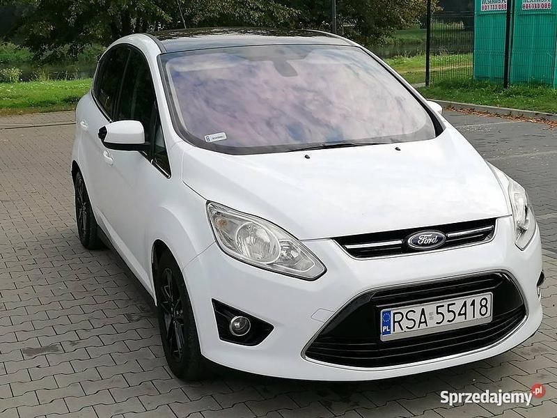 Biały Używany 2012 Ford C-MAX Minivan | 22 900 zł (Uczciwa cena) - Obraz 1/4