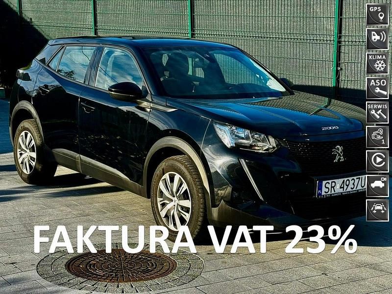 Czarny (metalik) Używany 2021 Peugeot 2008 SUV | 55 900 zł (Uczciwa cena) - Obraz 1/4