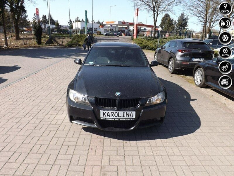 Czarny (metalik) Używany 2008 BMW 320 Sedan/Limuzyna | 20 900 zł (Uczciwa cena) - Obraz 1/4
