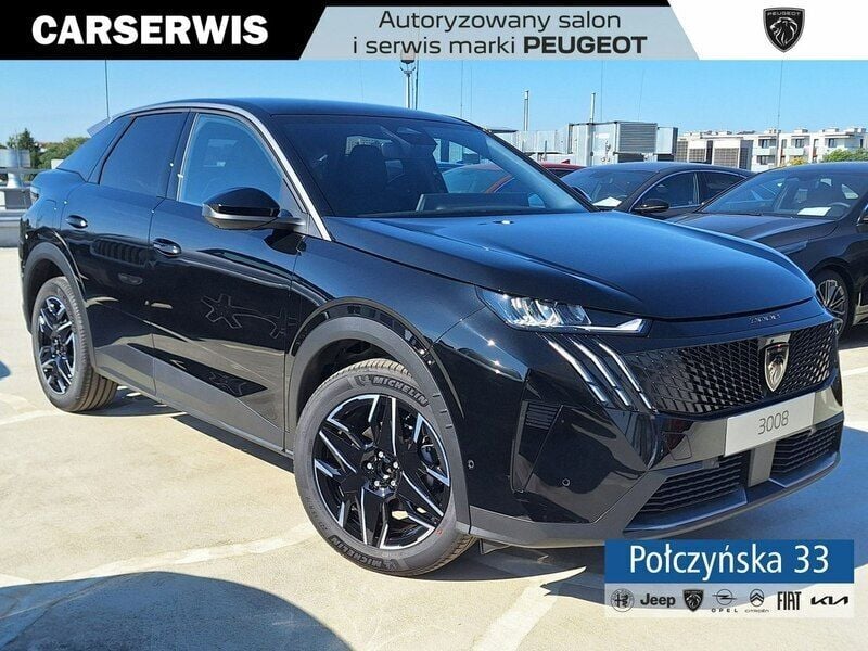 Czarny (metalik) Nowe 2024 Peugeot 3008 SUV | 148 890 zł (Drogi) - Obraz 1/4