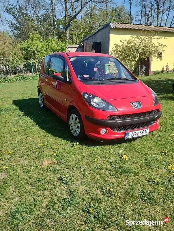 Czerwony Używany 2007 Peugeot 1007 Minivan | 6500 zł - Obraz 1/4