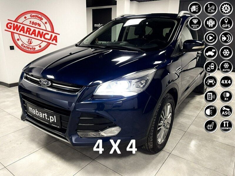 Niebieski ciemny (metalik) Używany 2014 Ford Kuga SUV | 53 000 zł (Dość drogi) - Obraz 1/4