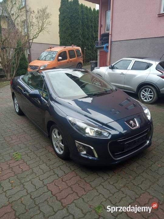 Niebieski Używany 2013 Peugeot 308 CC Kabriolet | 24 900 zł - Obraz 1/4