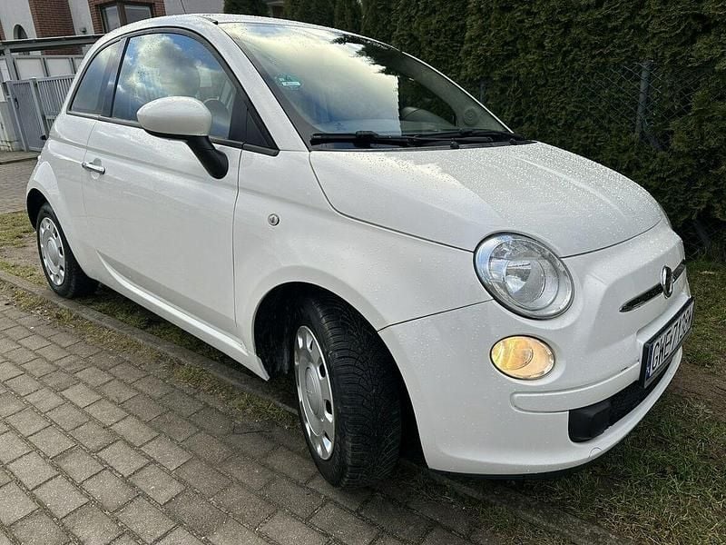 Używany Fiat 500 2010 Brązowobeżowy Hatchback