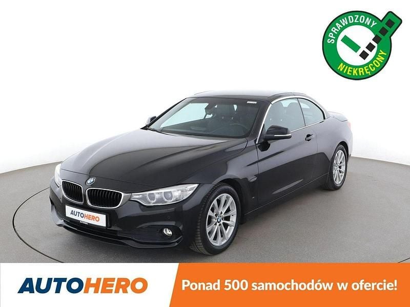 Czarny Używany 2014 BMW 420 Kabriolet | 66 600 zł - Obraz 1/3