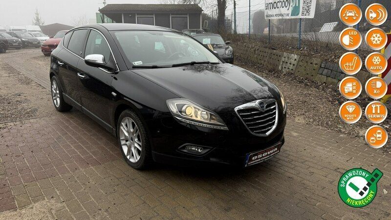 Czarny Używany 2011 Lancia Delta Hatchback | 19 999 zł - Obraz 1/4