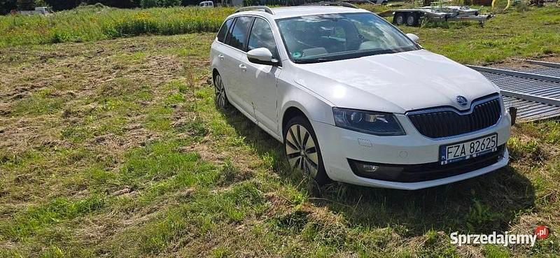 Biały Używany 2015 Skoda Octavia Kombi | 12 500 zł - Obraz 1/4