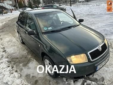 Zielony Używany 2001 Skoda Fabia Hatchback | 1650 zł - Obraz 1/4