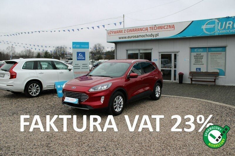 Czerwony (metalik) Używany 2021 Ford Kuga SUV | 66 585 zł (Super Cena) - Obraz 1/4
