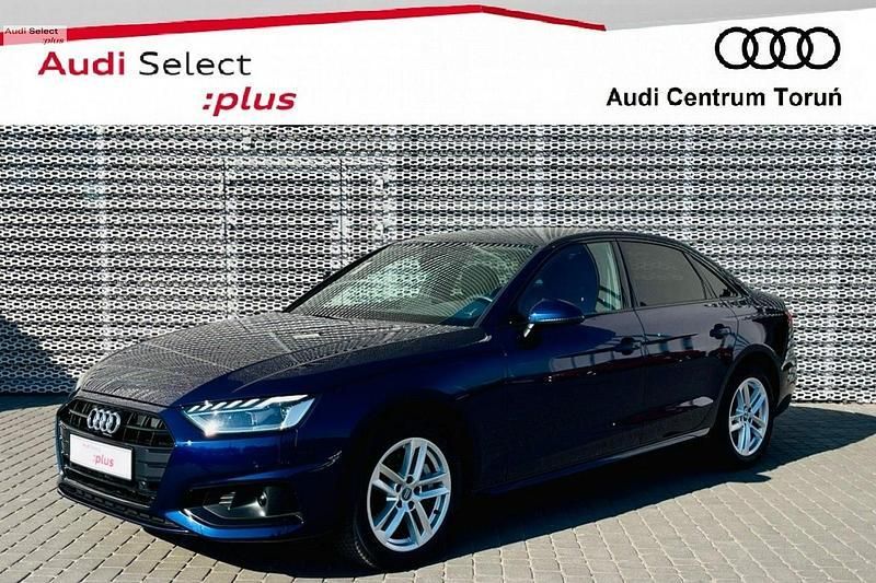 Niebieski ciemny (metalik) Używany 2020 Audi A4 Sedan/Limuzyna | 169 900 zł - Obraz 1/1
