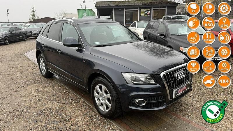 Niebieski Używany 2012 Audi Q5 S-Line SUV | 57 777 zł - Obraz 1/4