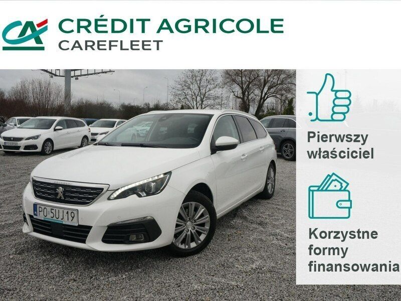 Biały Używany 2021 Peugeot 308 Allure Kombi | 50 800 zł (Uczciwa cena) - Obraz 1/4