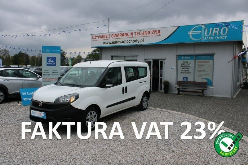 Biały Używany 2019 Fiat Doblò Minivan | 34 878 zł (Uczciwa cena) - Obraz 1/4