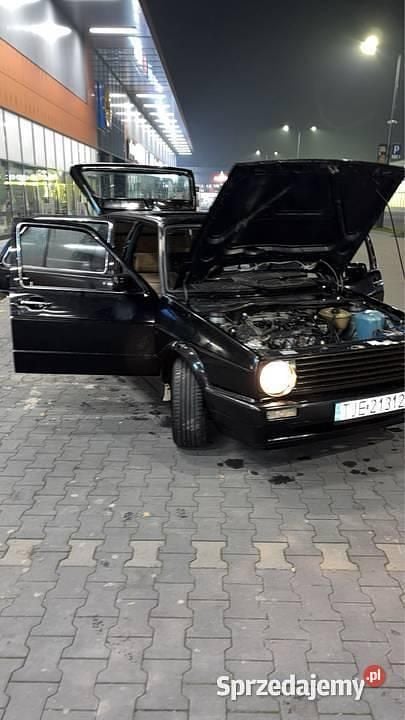 Czarny Używany 1987 VW Golf II Hatchback | 6500 zł - Obraz 1/4