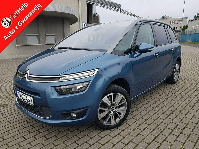 Niebieski Używany 2015 Citroën Grand C4 Picasso Minivan | 39 500 zł (Uczciwa cena) - Obraz 1/4