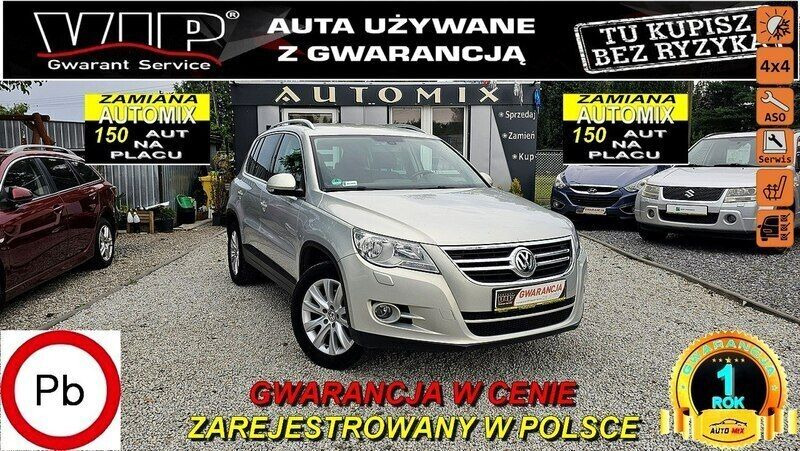 Inny (metalik, perła) Używany 2008 VW Tiguan SUV | 29 700 zł - Obraz 1/3