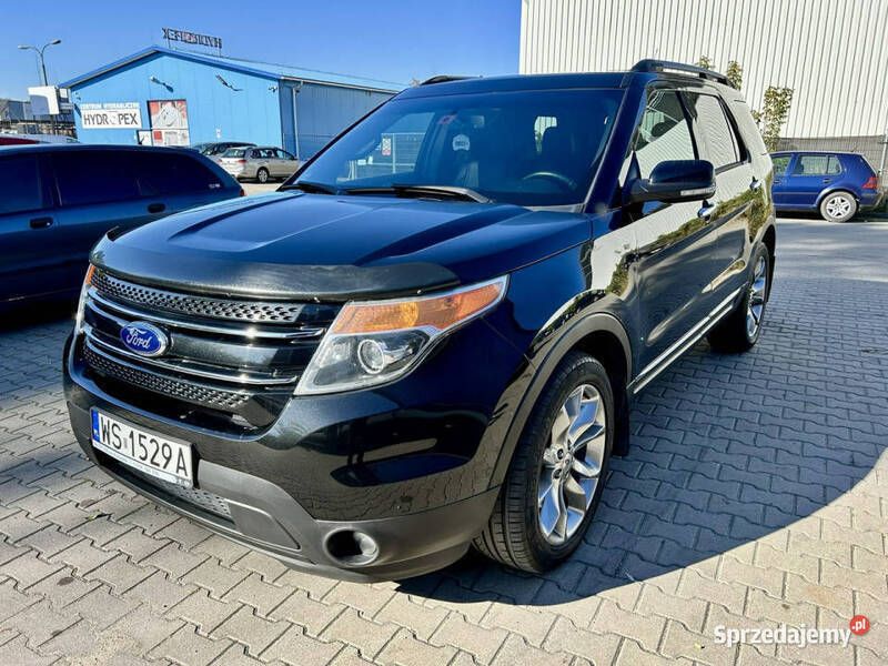 Czarny Używany 2015 Ford Explorer Limited SUV | 75 400 zł - Obraz 1/4
