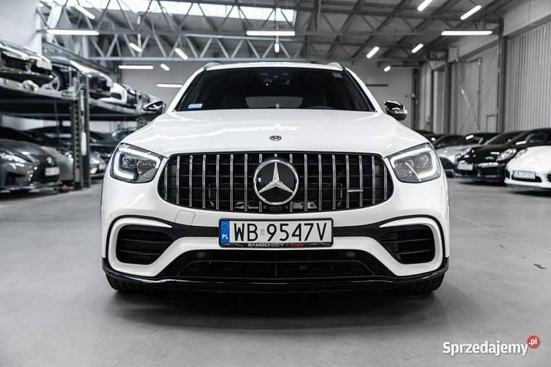 Biały (metalik, perła) Używany 2019 Mercedes GLC63 AMG AMG SUV | 285 000 zł - Obraz 1/4