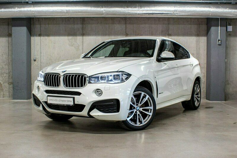 Biały (metalik) Używany 2017 BMW X6 SUV | 239 900 zł - Obraz 1/4