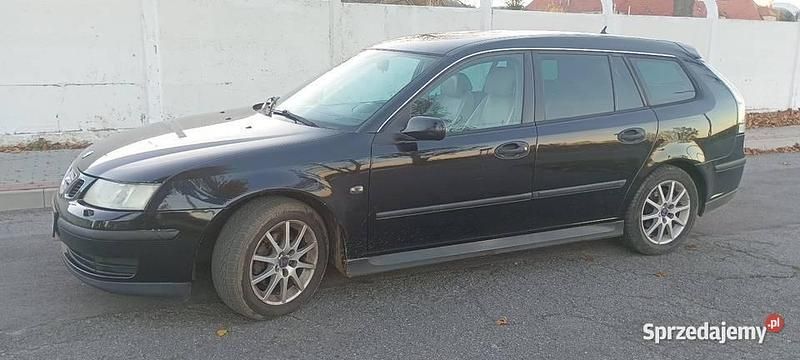 Czarny Używany 2007 Saab 9-3 Kombi | 7700 zł (Uczciwa cena) - Obraz 1/4