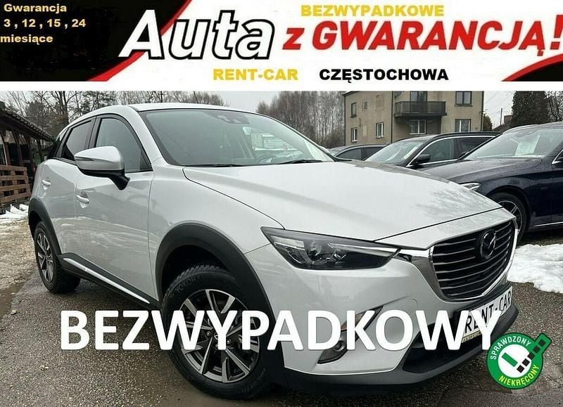 Szary Używany 2015 Mazda CX-3 SUV | 48 900 zł (Uczciwa cena) - Obraz 1/4