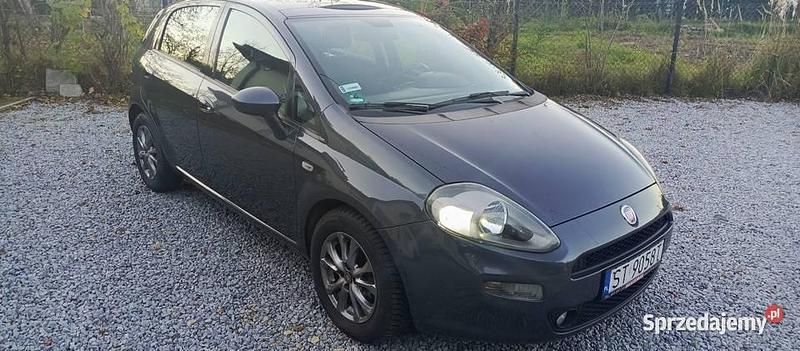 Szary Używany 2014 Fiat Punto Easy Plus Hatchback | 19 900 zł - Obraz 1/4