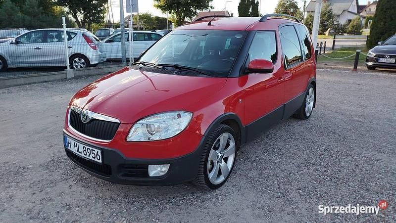 Czerwony Używany 2008 Skoda Roomster Scout Kombi | 13 900 zł - Obraz 1/4