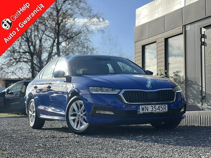 Niebieski (metalik) Używany 2022 Skoda Octavia Sedan/Limuzyna | 54 900 zł (Dość drogi) - Obraz 1/4