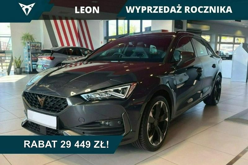 Grafitowy (metalik) Używany 2024 Cupra Leon Kombi | 138 600 zł (Uczciwa cena) - Obraz 1/3