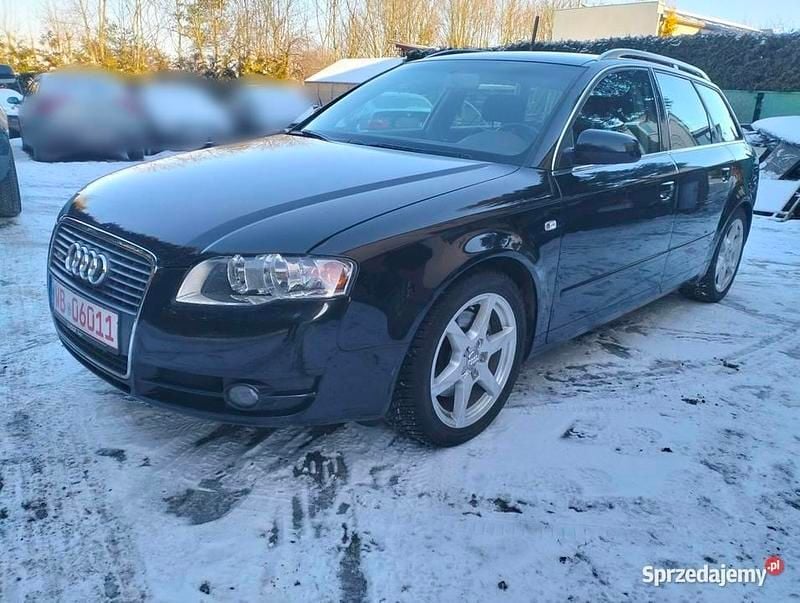 Czarny Używany 2005 Audi A4 S-Line Sedan/Limuzyna | 16 500 zł (Dobra cena) - Obraz 1/4