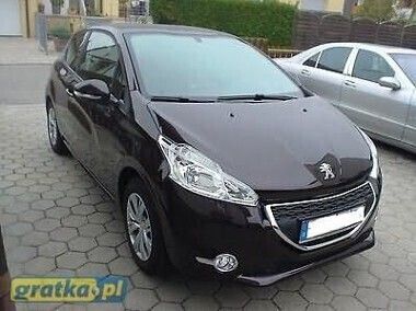 Czarny Używany 2012 Peugeot 208 Hatchback | 25 900 zł - Obraz 1/4