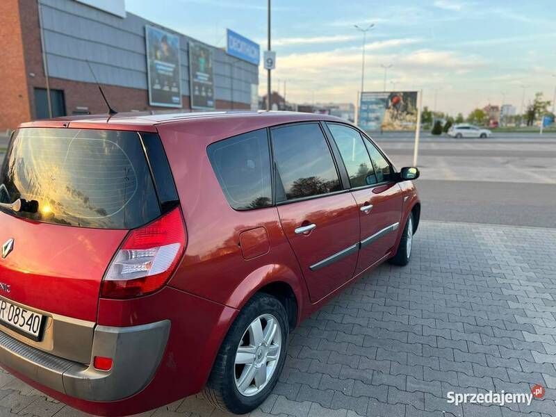 Czerwony Używany 2004 Renault Grand Scénic II Minivan | 9000 zł - Obraz 1/4