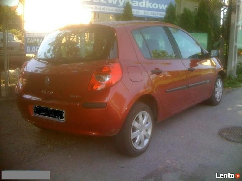 Bordowy Używany 2008 Renault Clio II Hatchback | 18 800 zł (Drogi) - Obraz 1/4