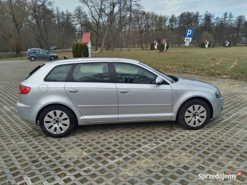 Srebrny Używany 2007 Audi A3 Sportback Hatchback | 18 900 zł (Uczciwa cena) - Obraz 1/4
