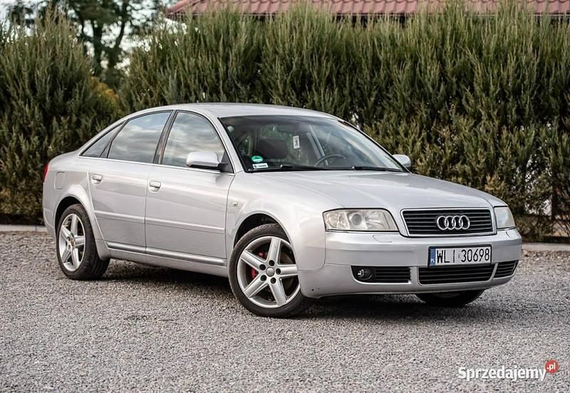 Srebrny Używany 2003 Audi A6 Sedan/Limuzyna | 14 900 zł - Obraz 1/4