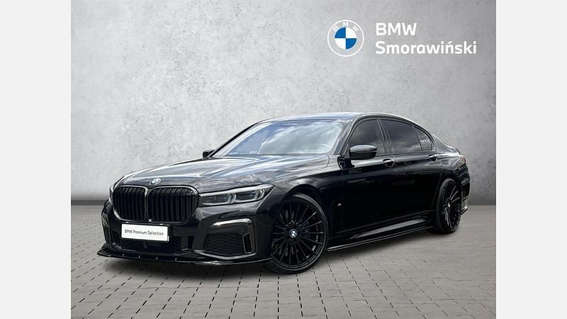 Black sapphire metallic metalizowany Używany 2020 BMW 750L Comfort Edition Sedan/Limuzyna | 329 900 zł - Obraz 1/3
