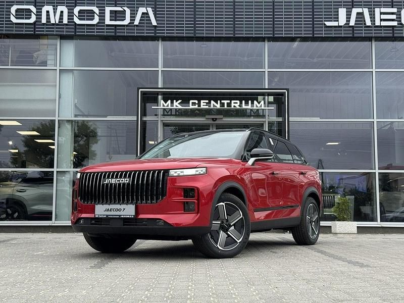 Czerwony (metalik) Używany 2025 Jaecoo 7 SUV | 119 900 zł (Uczciwa cena) - Obraz 1/4