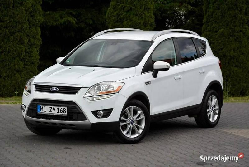 Biały Używany 2012 Ford Kuga Titanium SUV | 31 900 zł (Dobra cena) - Obraz 1/4