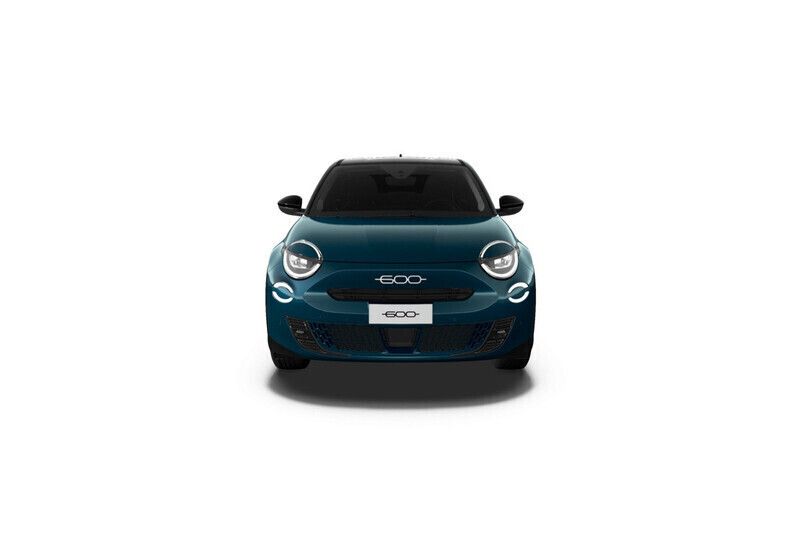 Lakier metalizowany turkusowy mare z dachem w kolorze czarny cinema Nowe 2025 Fiat 600 La Prima SUV | 111 000 zł (Dość drogi) - Obraz 1/3