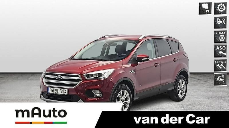 Bordowy Używany 2019 Ford Kuga SUV | 79 900 zł (Super Cena) - Obraz 1/4