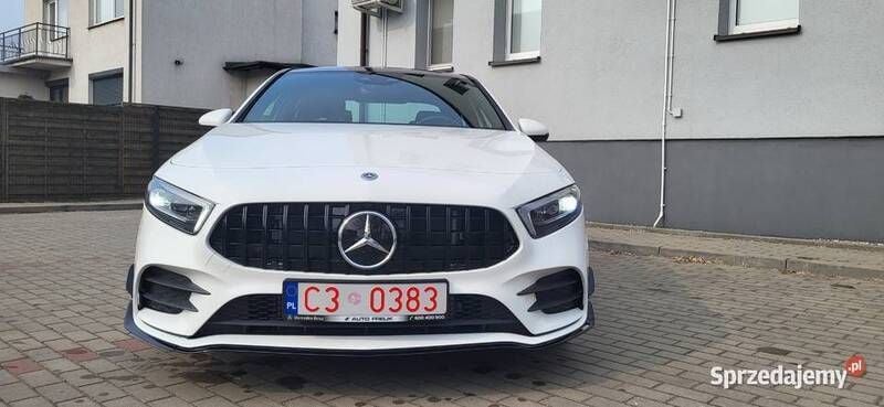 Biały Używany 2021 Mercedes A220 AMG line Sedan/Limuzyna | 115 000 zł (Dobra cena) - Obraz 1/4