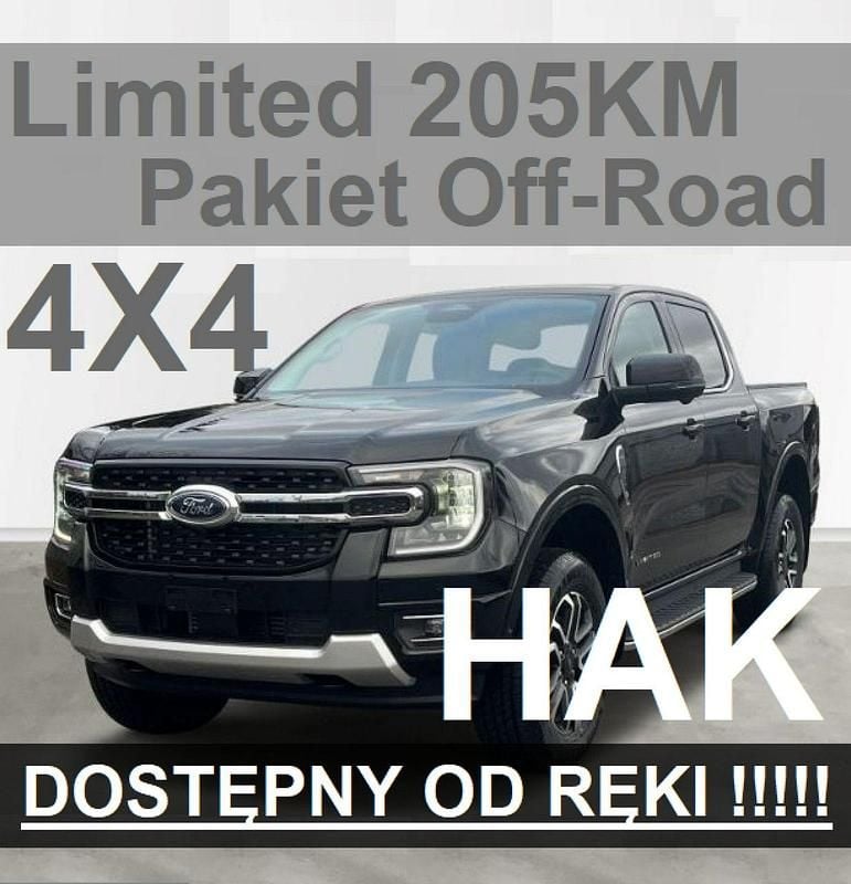 Czarny (metalik) Nowe 2025 Ford Ranger Limited Pickup | 212 667 zł (Super Cena) - Obraz 1/4