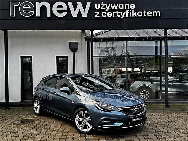 Niebieski Używany 2017 Opel Astra Dynamic Hatchback | 44 900 zł (Uczciwa cena) - Obraz 1/4