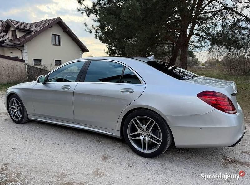 Srebrny Używany 2013 Mercedes S500 Sedan/Limuzyna | 167 500 zł (Dobra cena) - Obraz 1/4