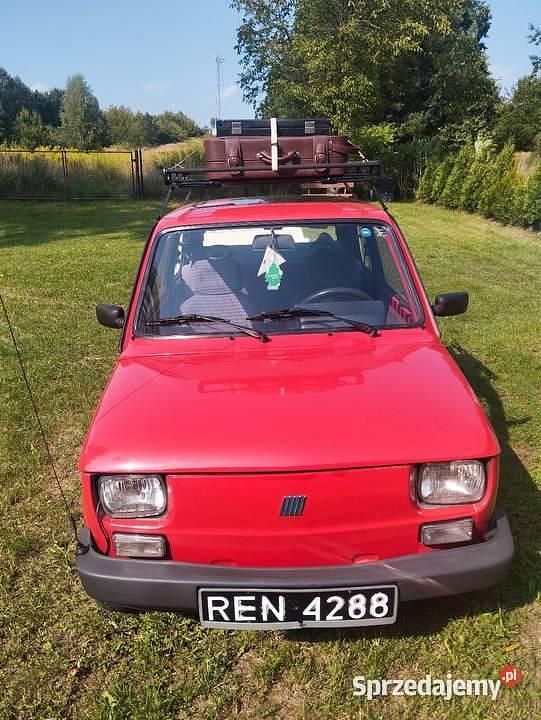 Czerwony Używany 1998 Fiat 126 Hatchback | 12 500 zł (Drogi) - Obraz 1/4