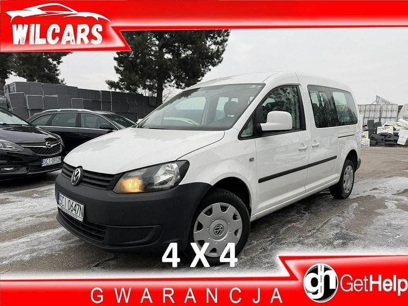 Biały (metalik) Używany 2014 VW Caddy Minivan | 39 000 zł (Super Cena) - Obraz 1/4