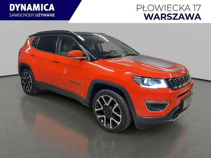Pomarańczowy Używany 2017 Jeep Compass Limited SUV | 65 900 zł (Dość drogi) - Obraz 1/4