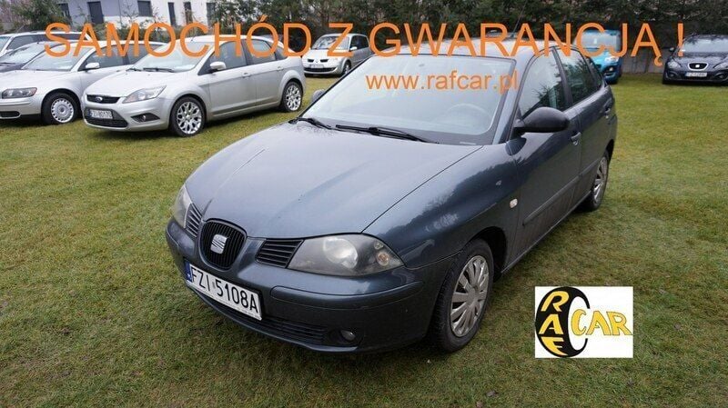 Szary Używany 2004 Seat Ibiza Hatchback | 8999 zł (Uczciwa cena) - Obraz 1/4