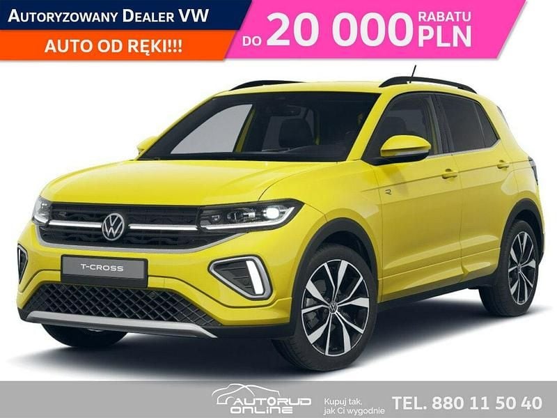 Żółty (metalik) Nowe 2025 VW T-Cross SUV | 117 820 zł (Uczciwa cena) - Obraz 1/4